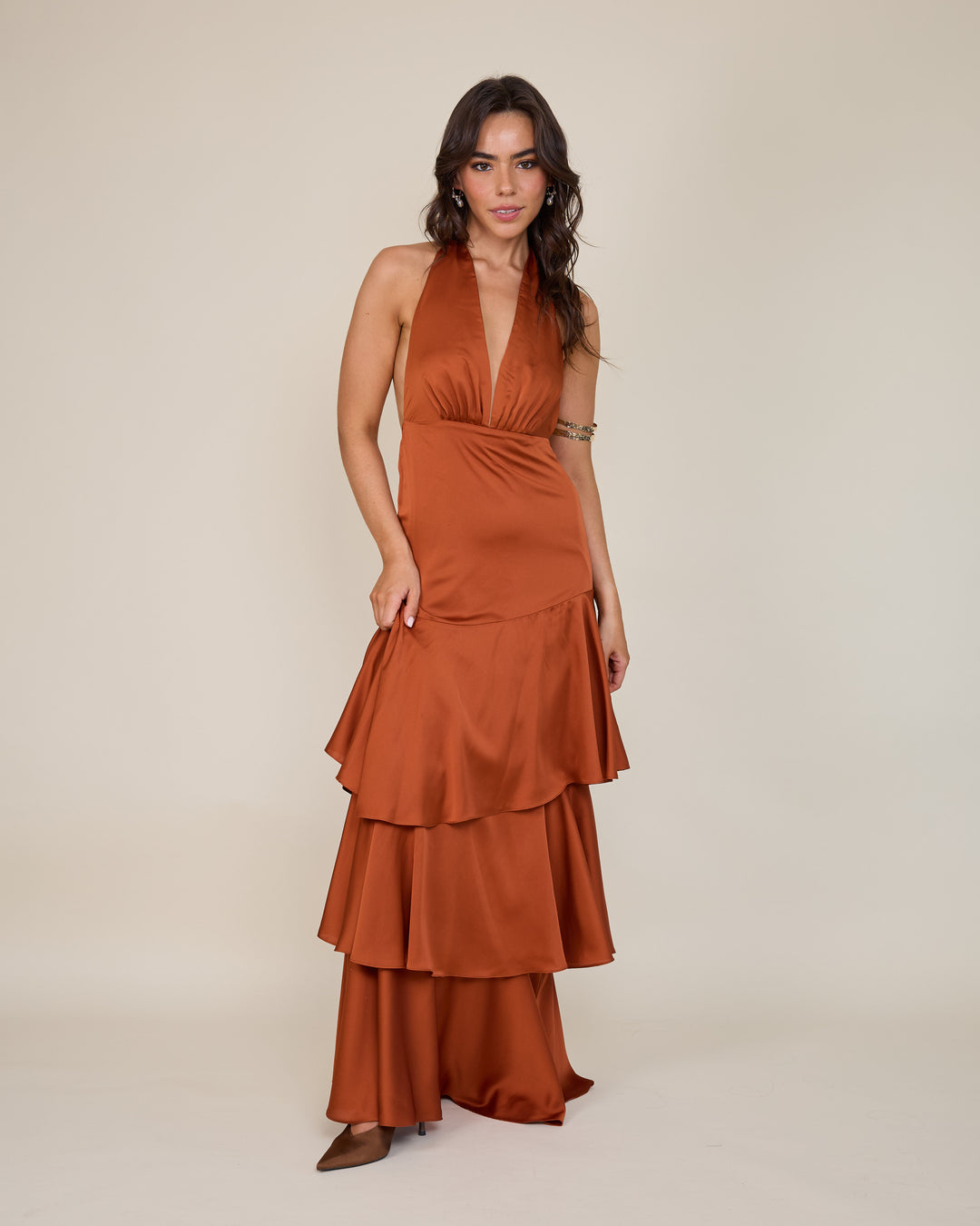 Vestido Lara Terracota