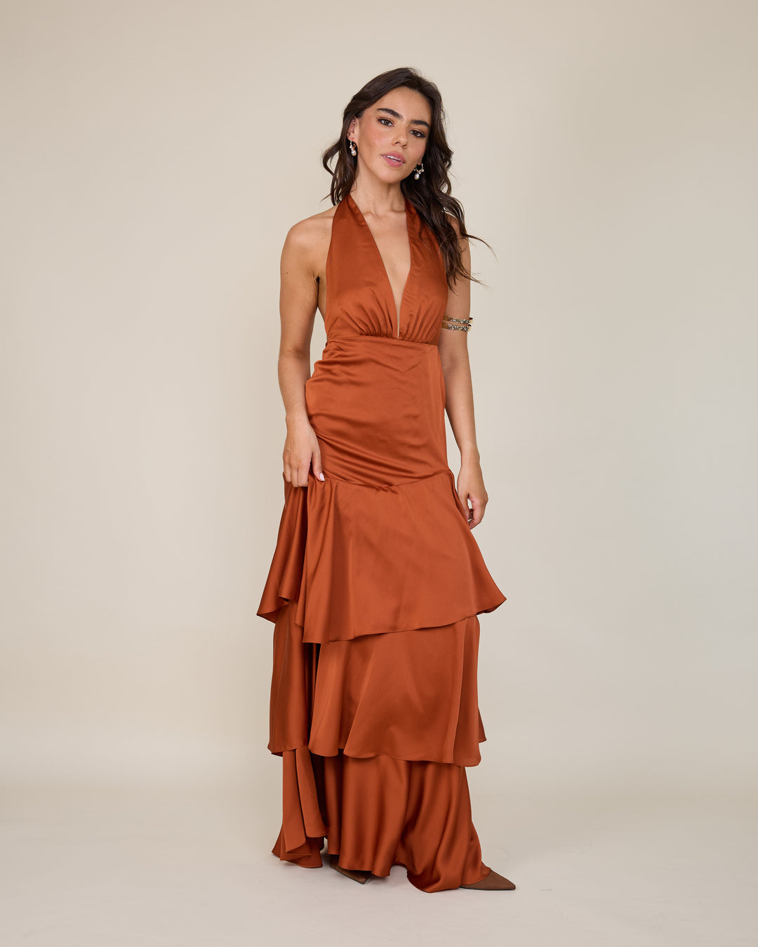 Vestido Lara Terracota