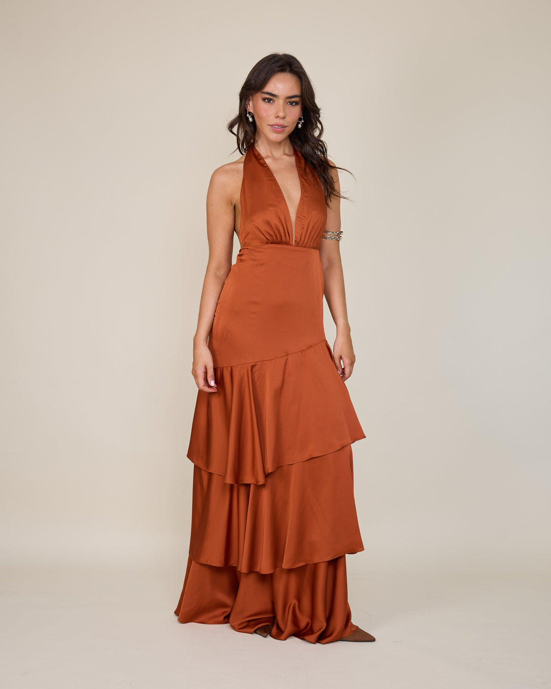 Vestido Lara Terracota