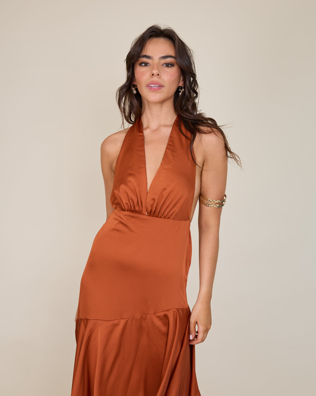 Vestido Lara Terracota