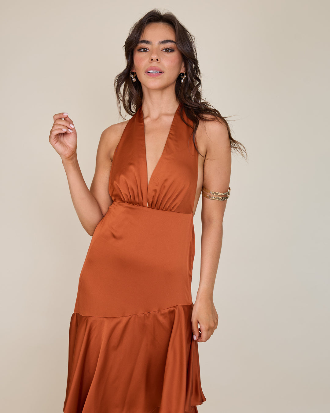 Vestido Lara Terracota
