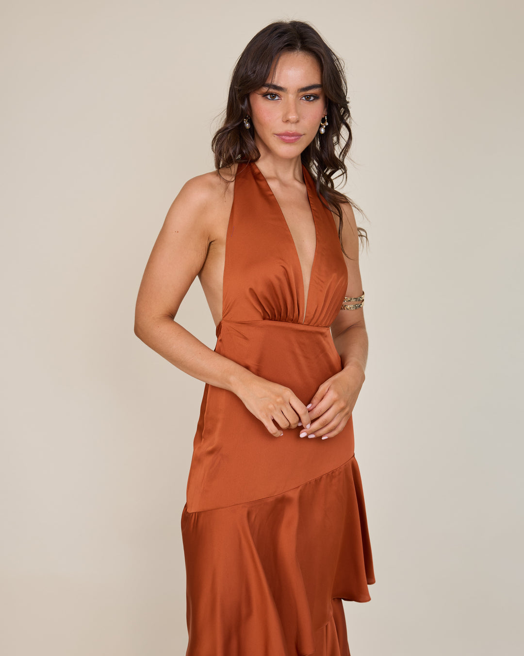 Vestido Lara Terracota