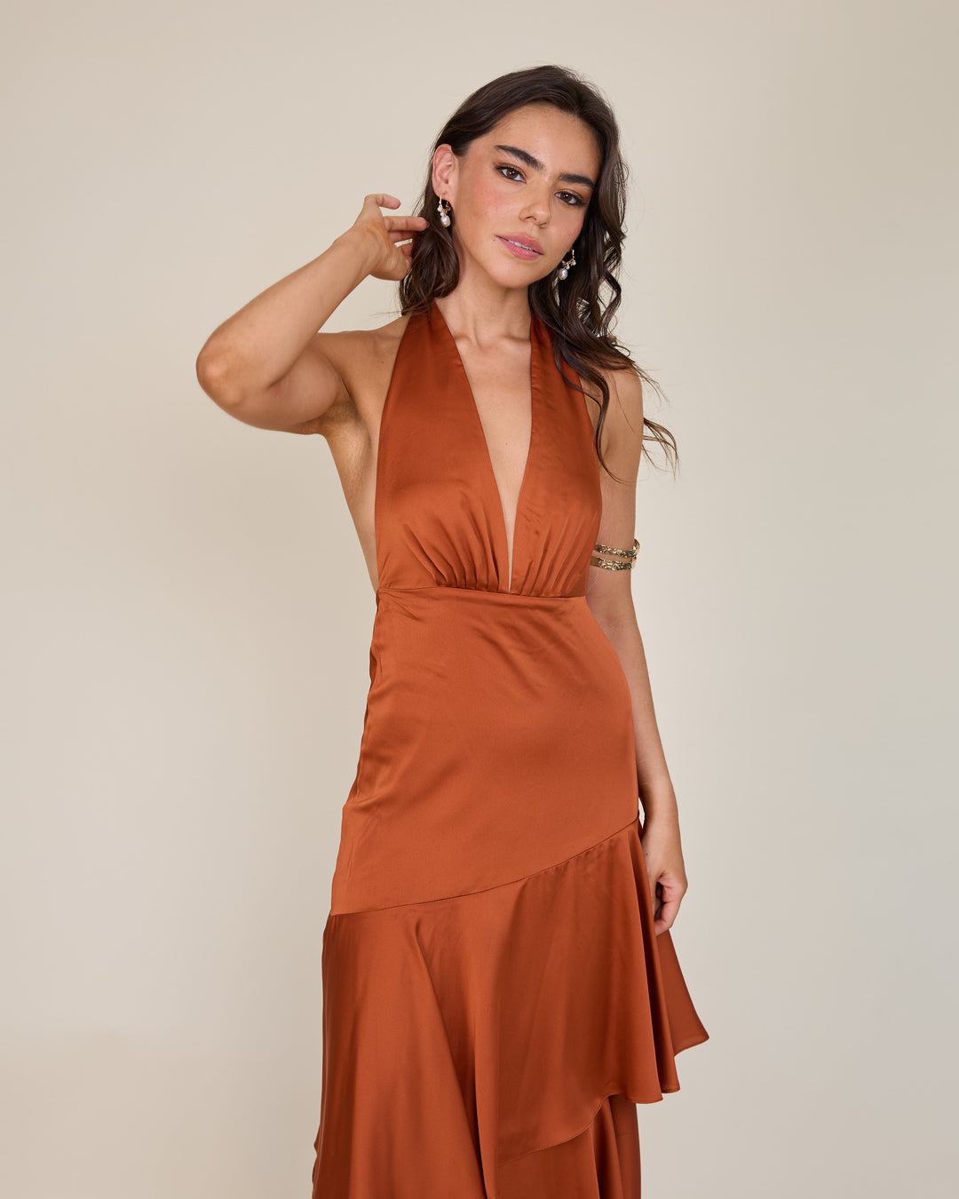Vestido Lara Terracota