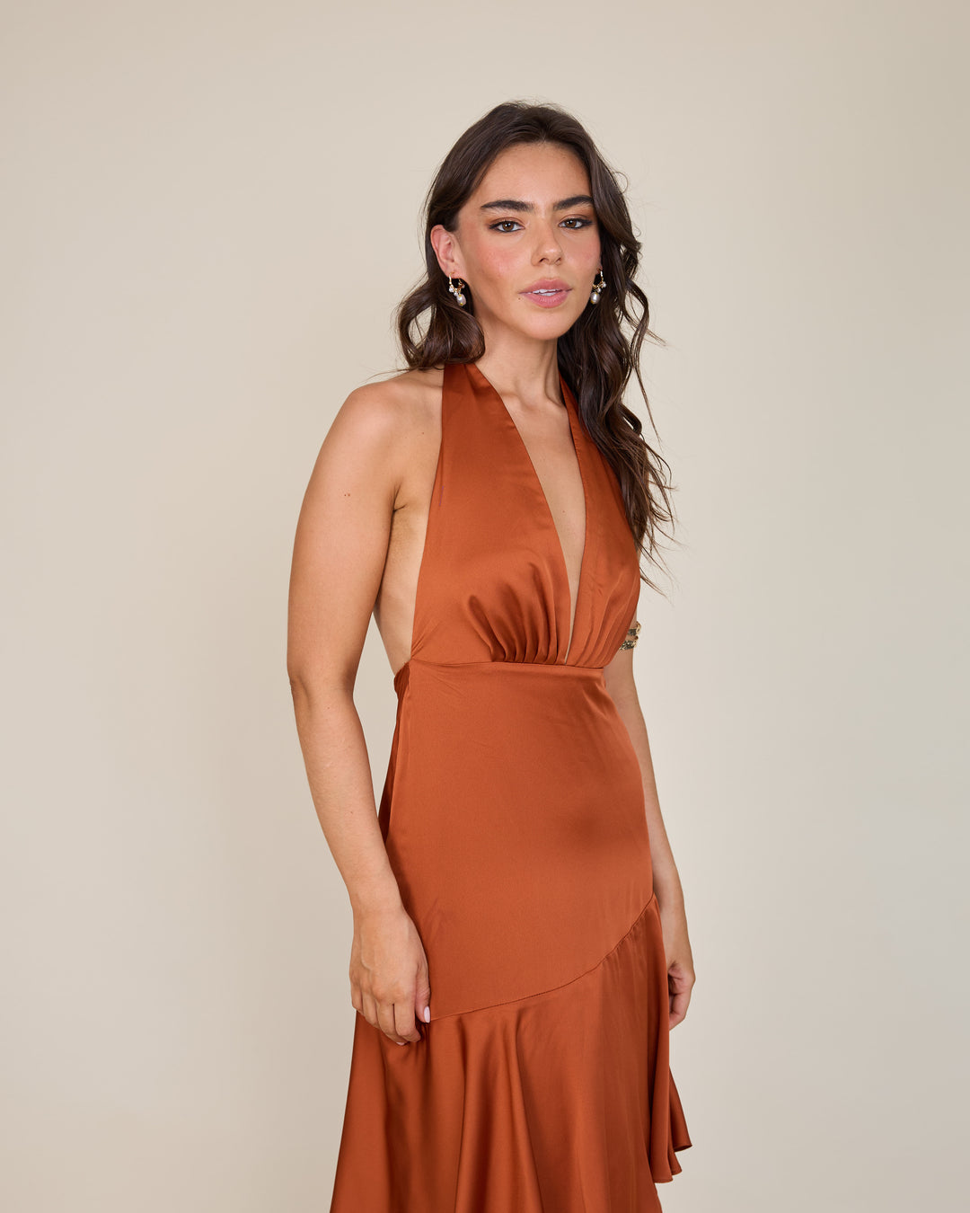 Vestido Lara Terracota