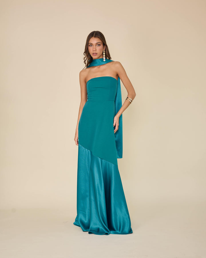 Vestido Ágata Petroleo