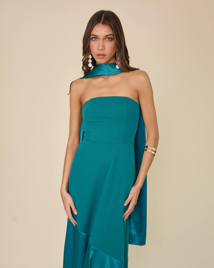 Vestido Ágata Petroleo