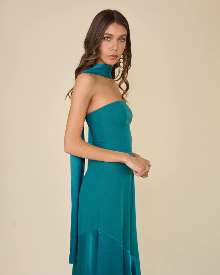 Vestido Ágata Petroleo