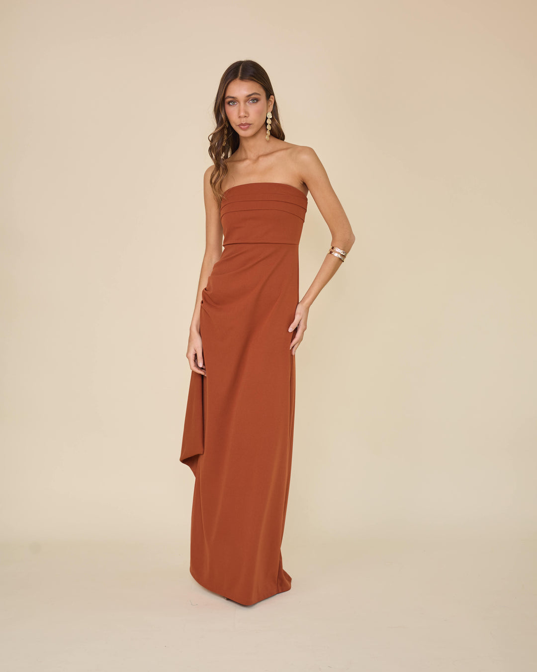 Vestido Lucia Terracota