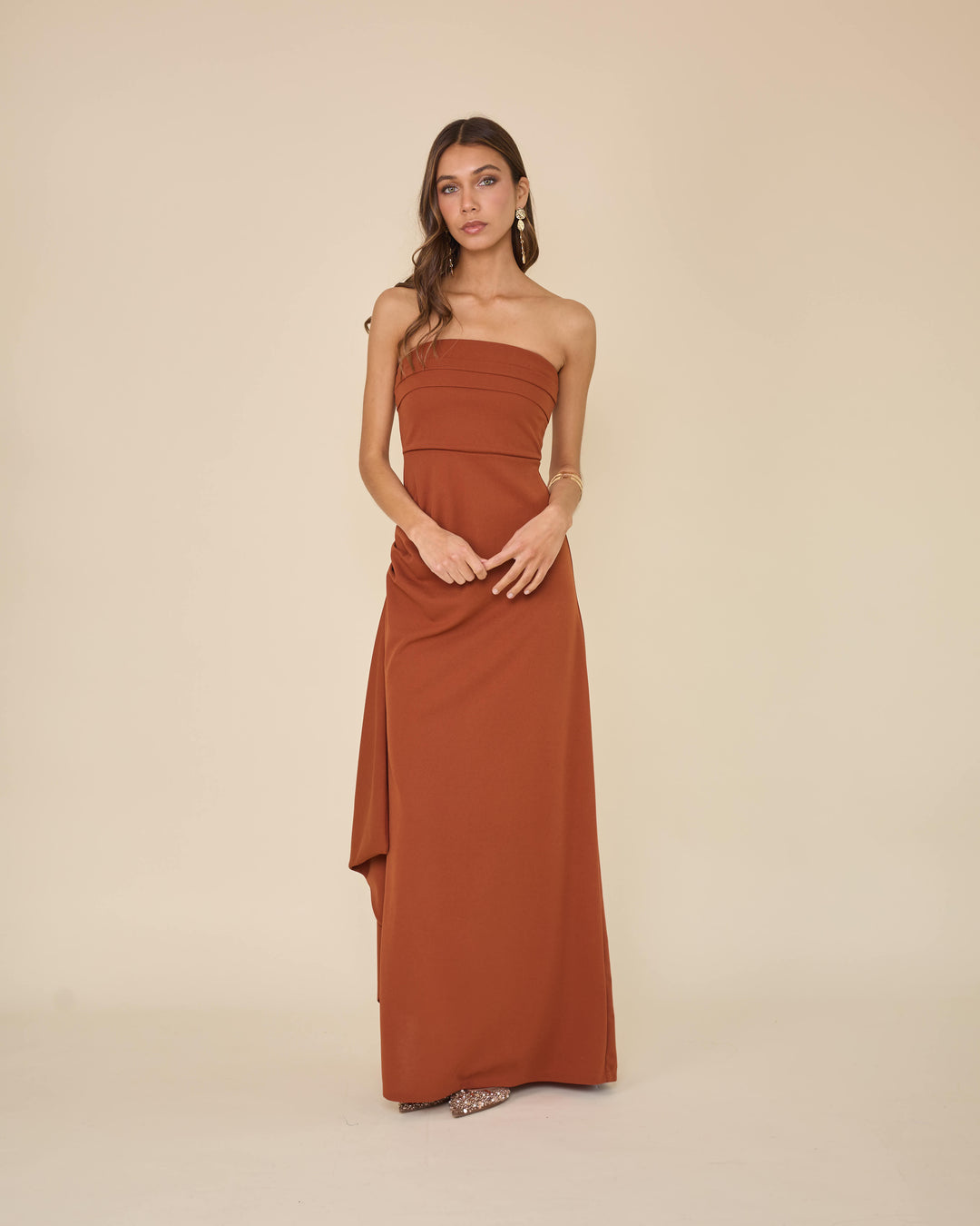 Vestido Lucia Terracota