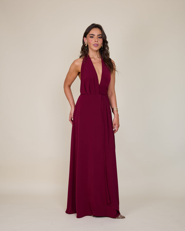 Vestido Isidora Vino