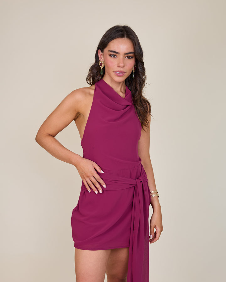 Vestido Nicole Magenta