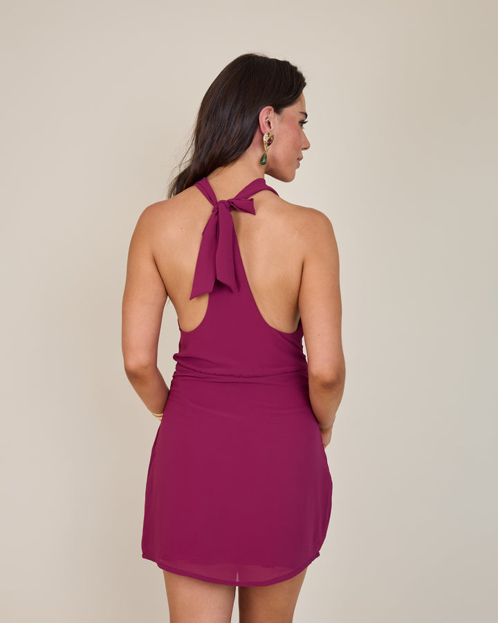 Vestido Nicole Magenta