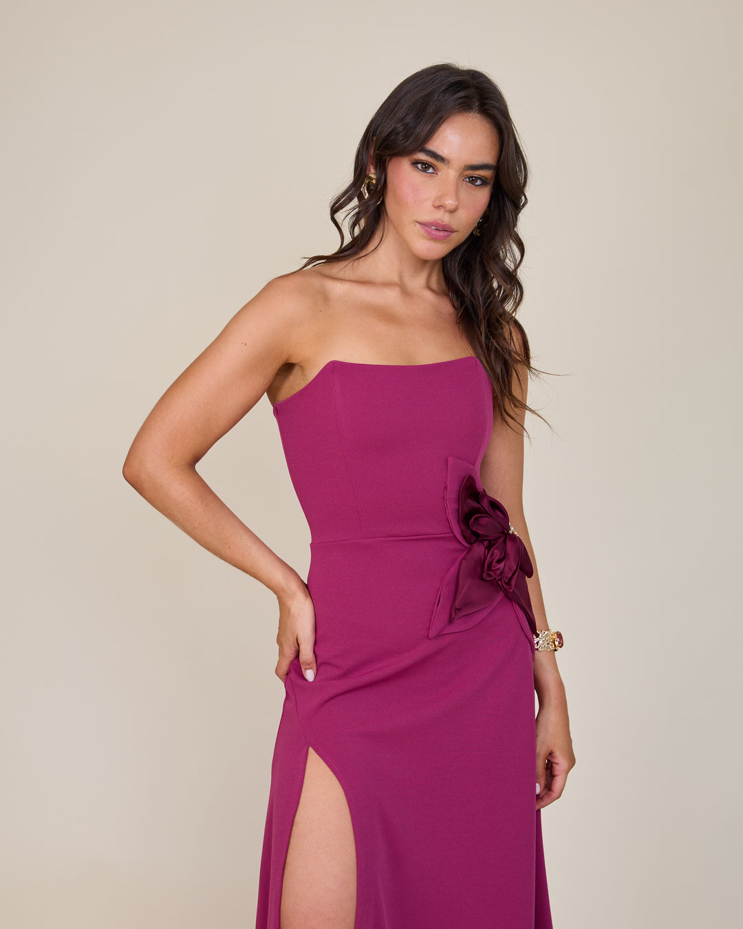 Vestido Gardenia Magenta