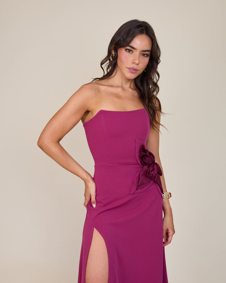 Vestido Gardenia Magenta
