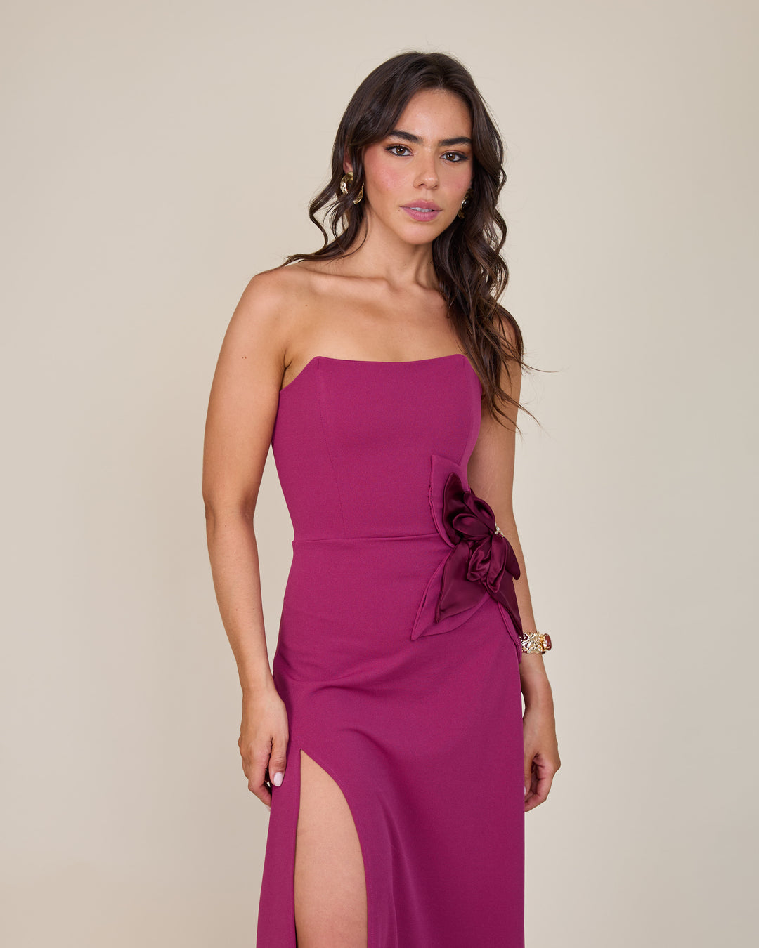 Vestido Gardenia Magenta