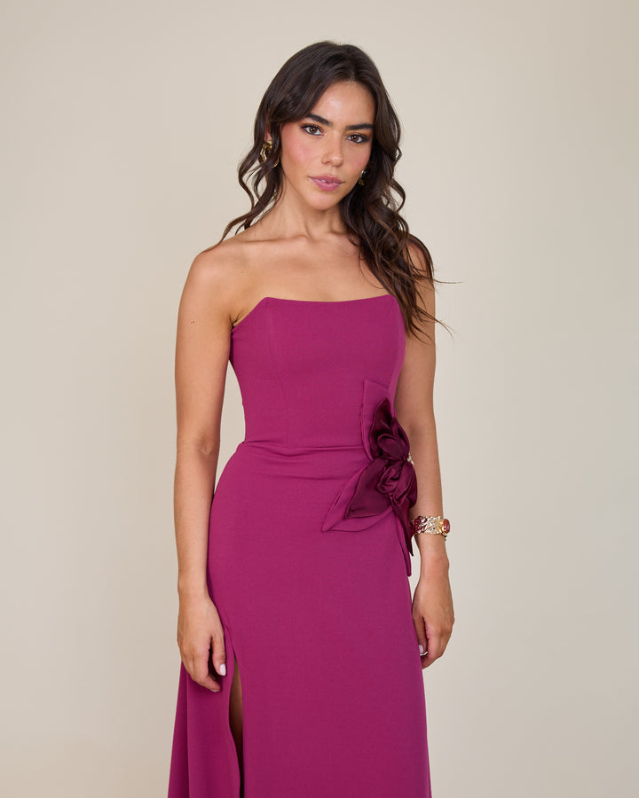 Vestido Gardenia Magenta