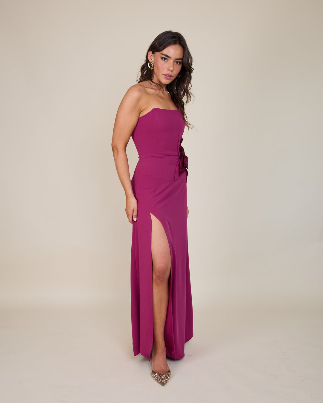 Vestido Gardenia Magenta