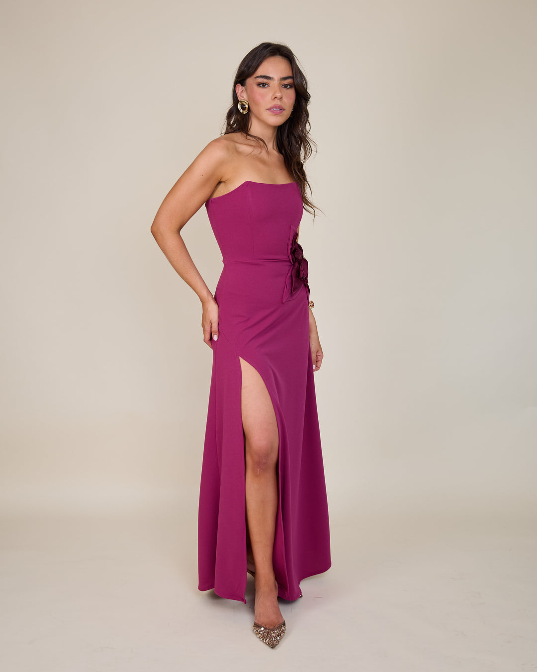 Vestido Gardenia Magenta