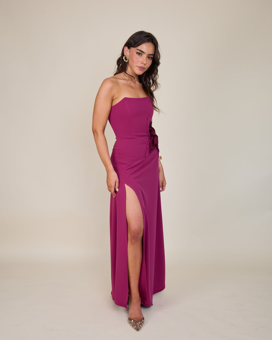 Vestido Gardenia Magenta