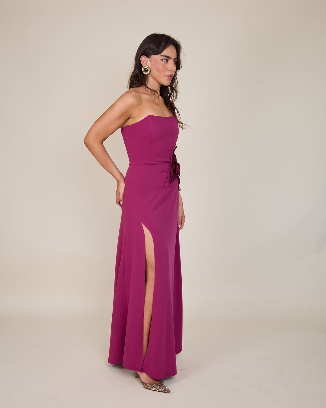 Vestido Gardenia Magenta
