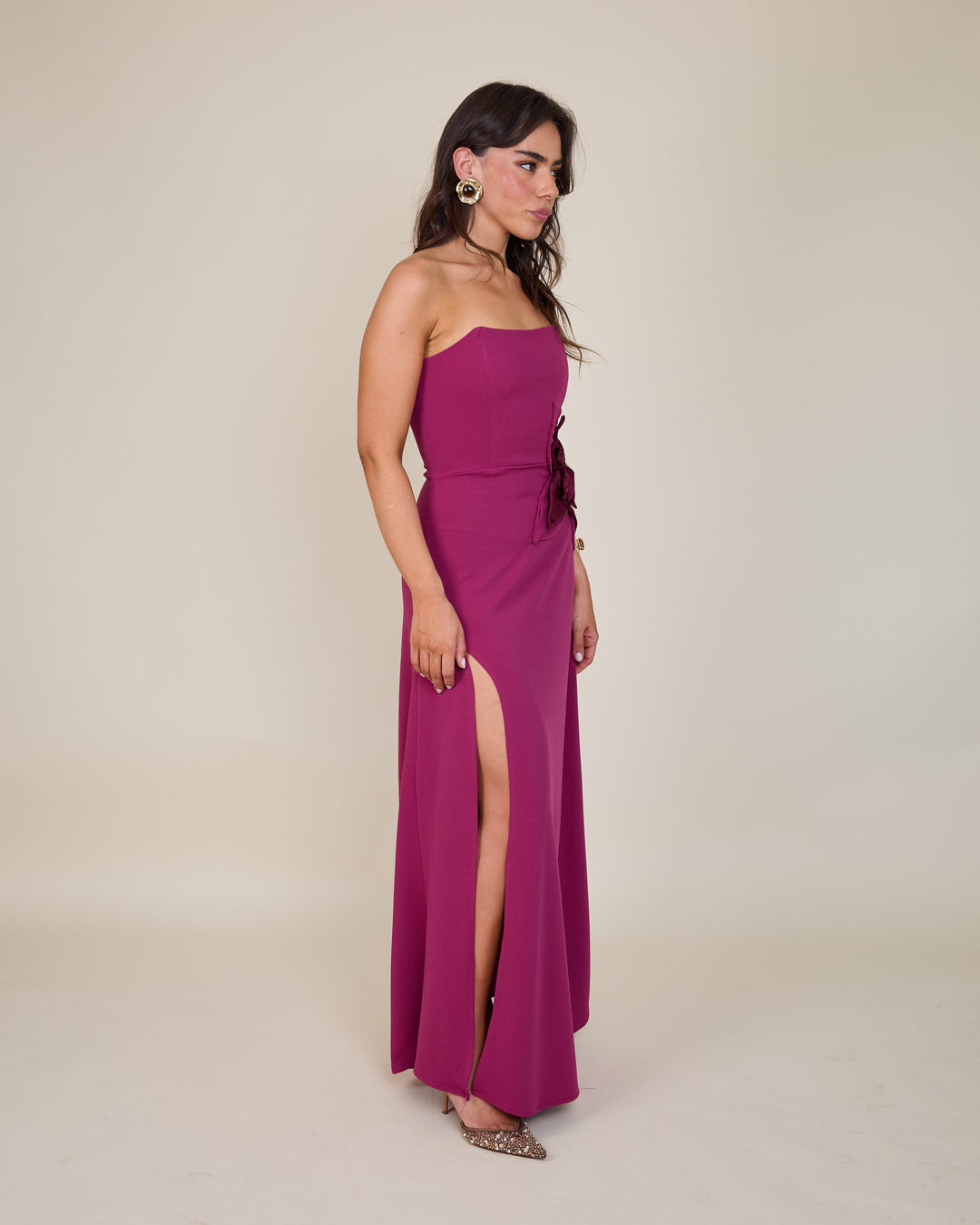 Vestido Gardenia Magenta