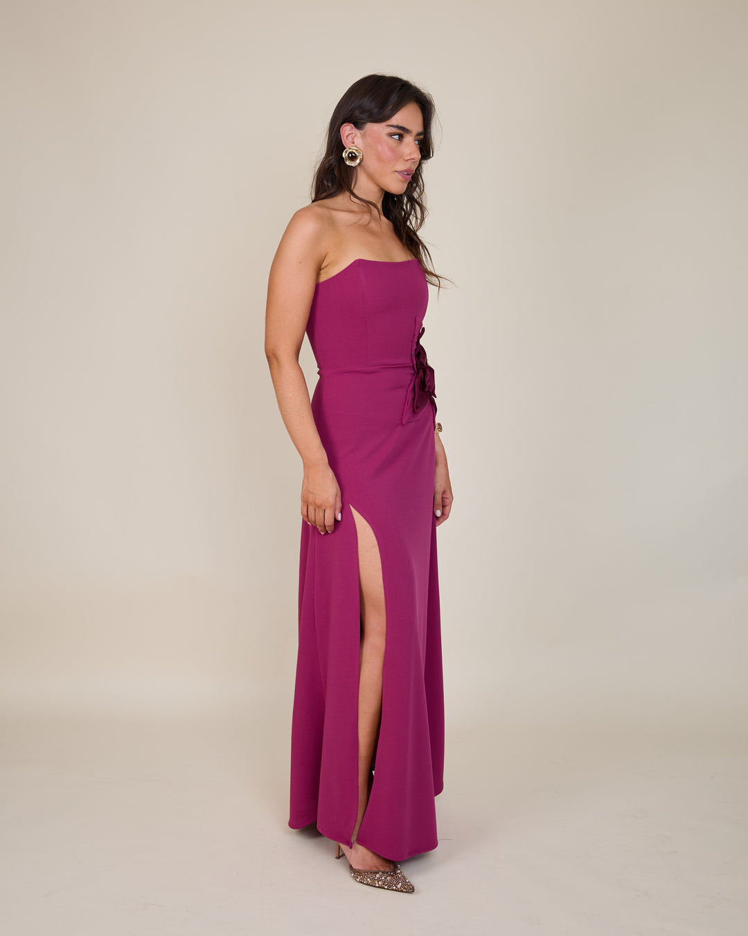 Vestido Gardenia Magenta