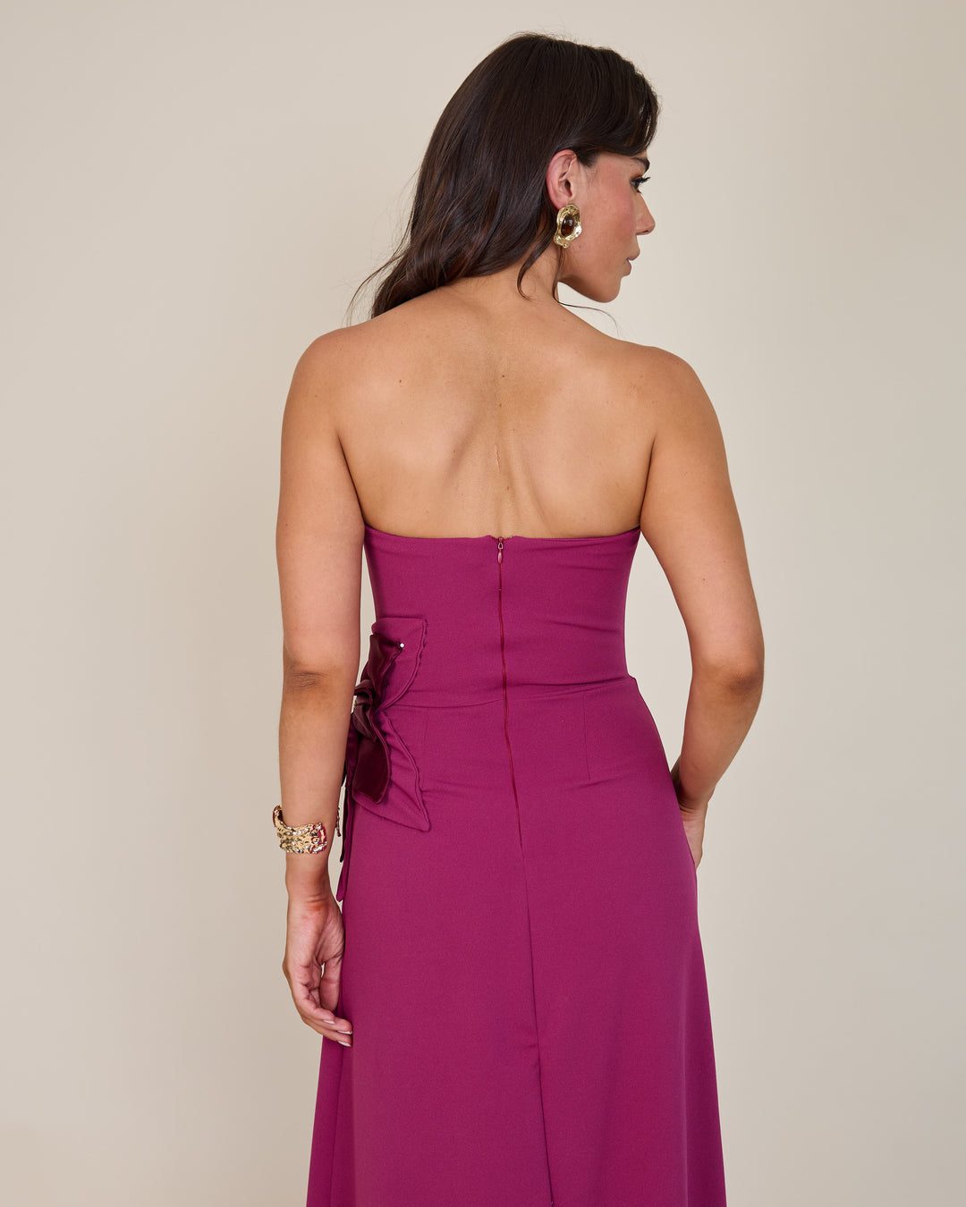 Vestido Gardenia Magenta