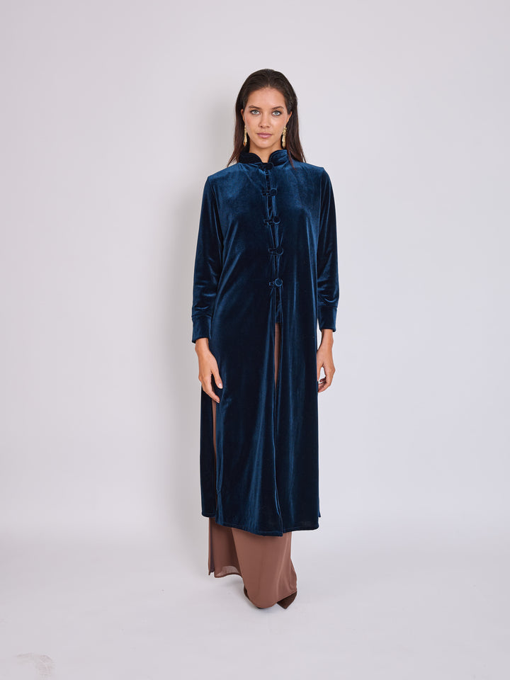 Tapado Velvet Azul