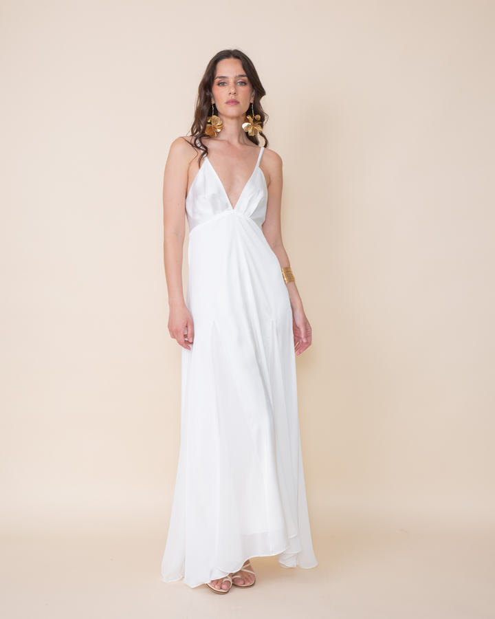 Vestido Estocolmo Blanco Novia