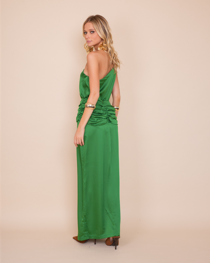Falda Leonor Verde Pistacho
