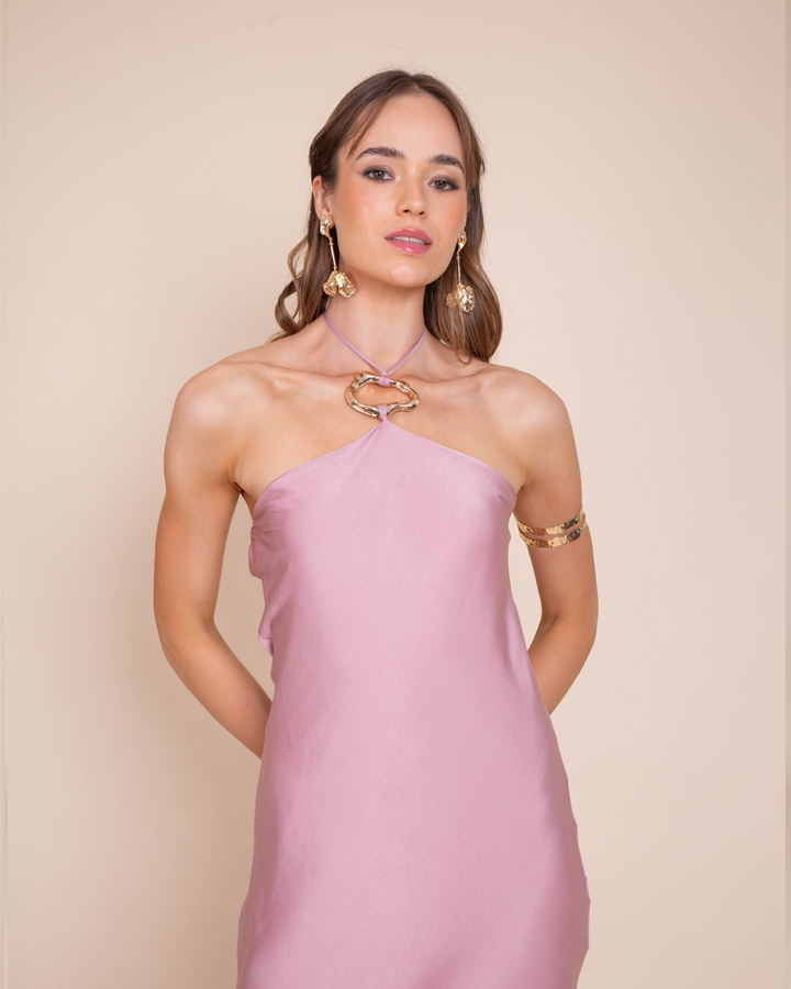Vestido Cayetana Palo Rosa