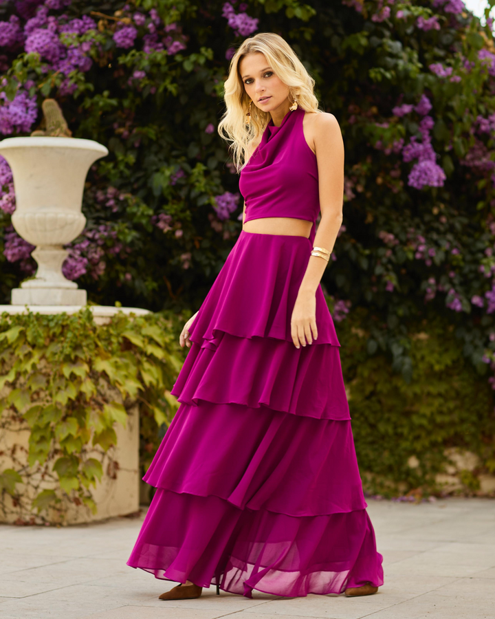 Falda Gia Magenta
