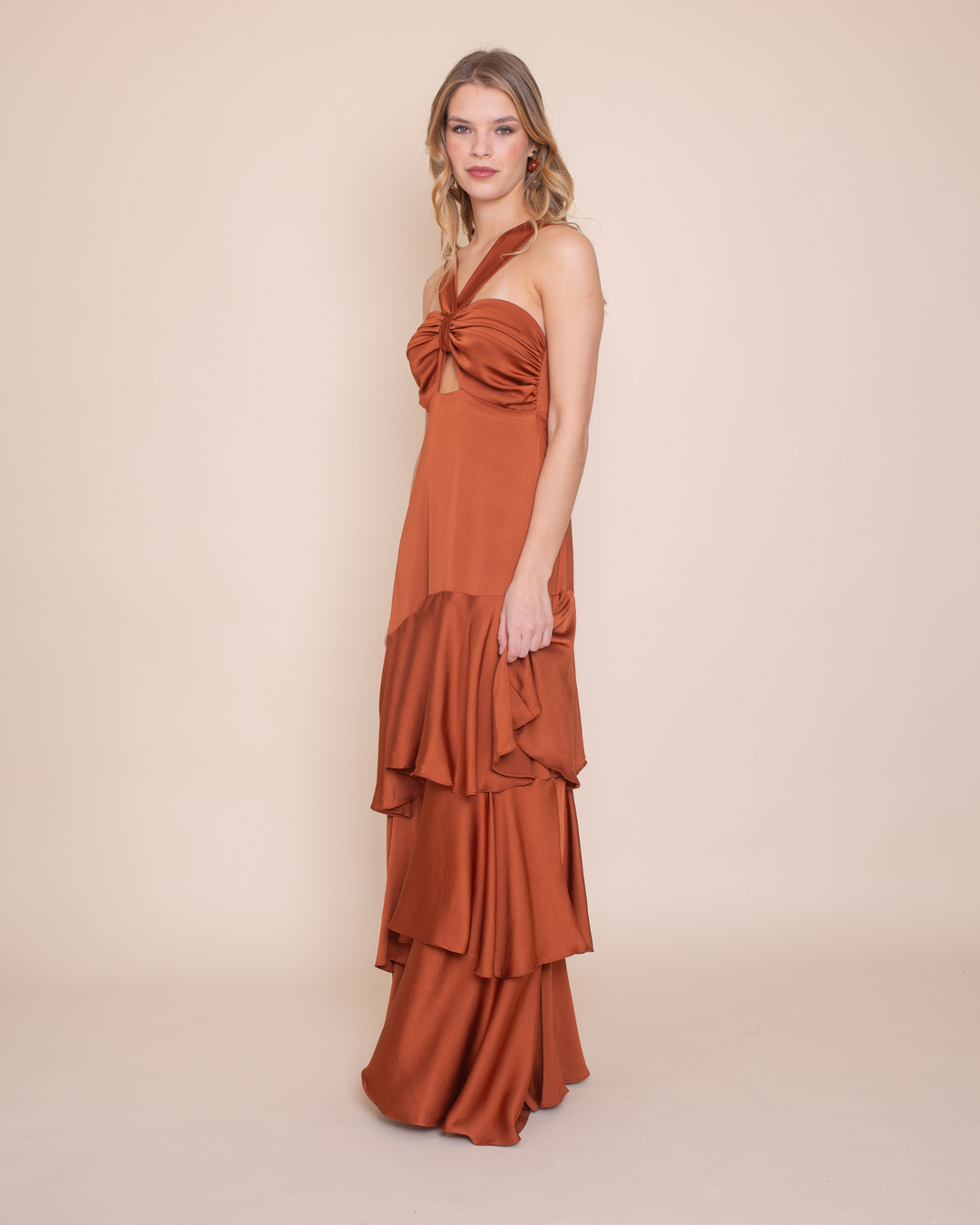 Vestido Lia Terracota