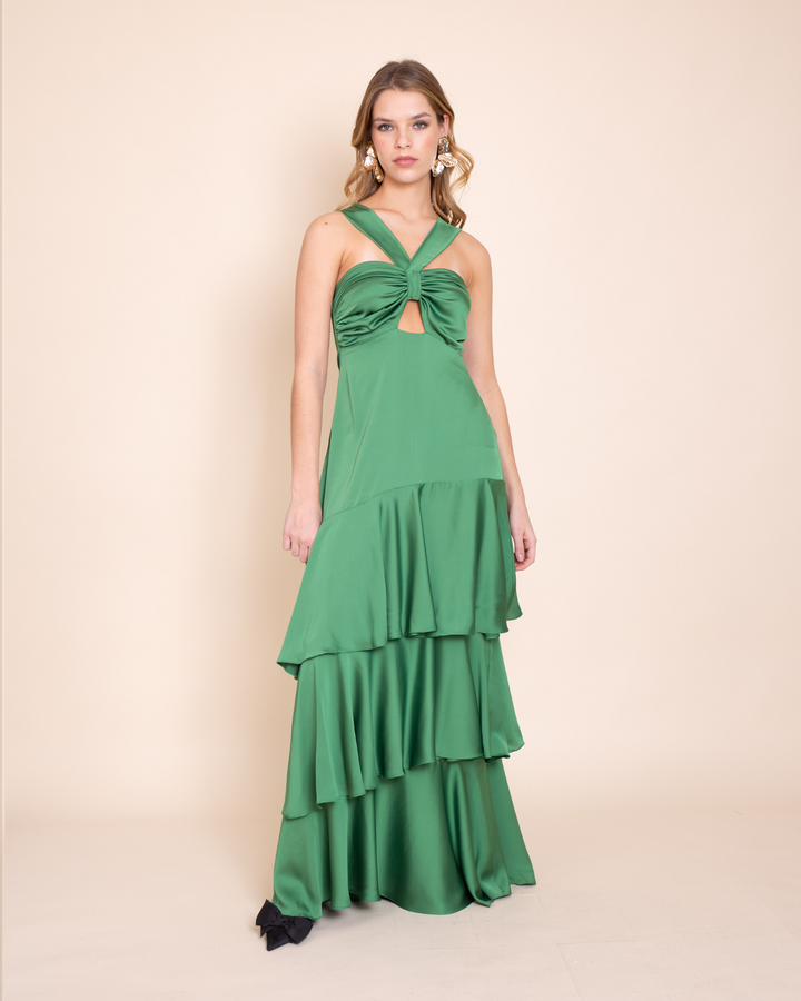 Vestido Lia Verde Pistacho