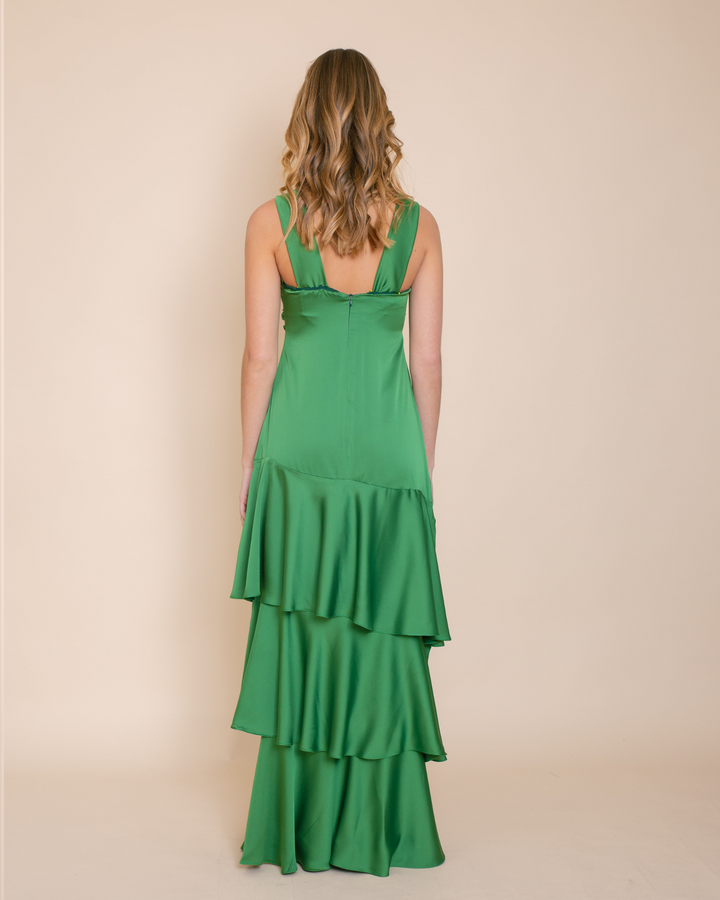 Vestido Lia Verde Pistacho