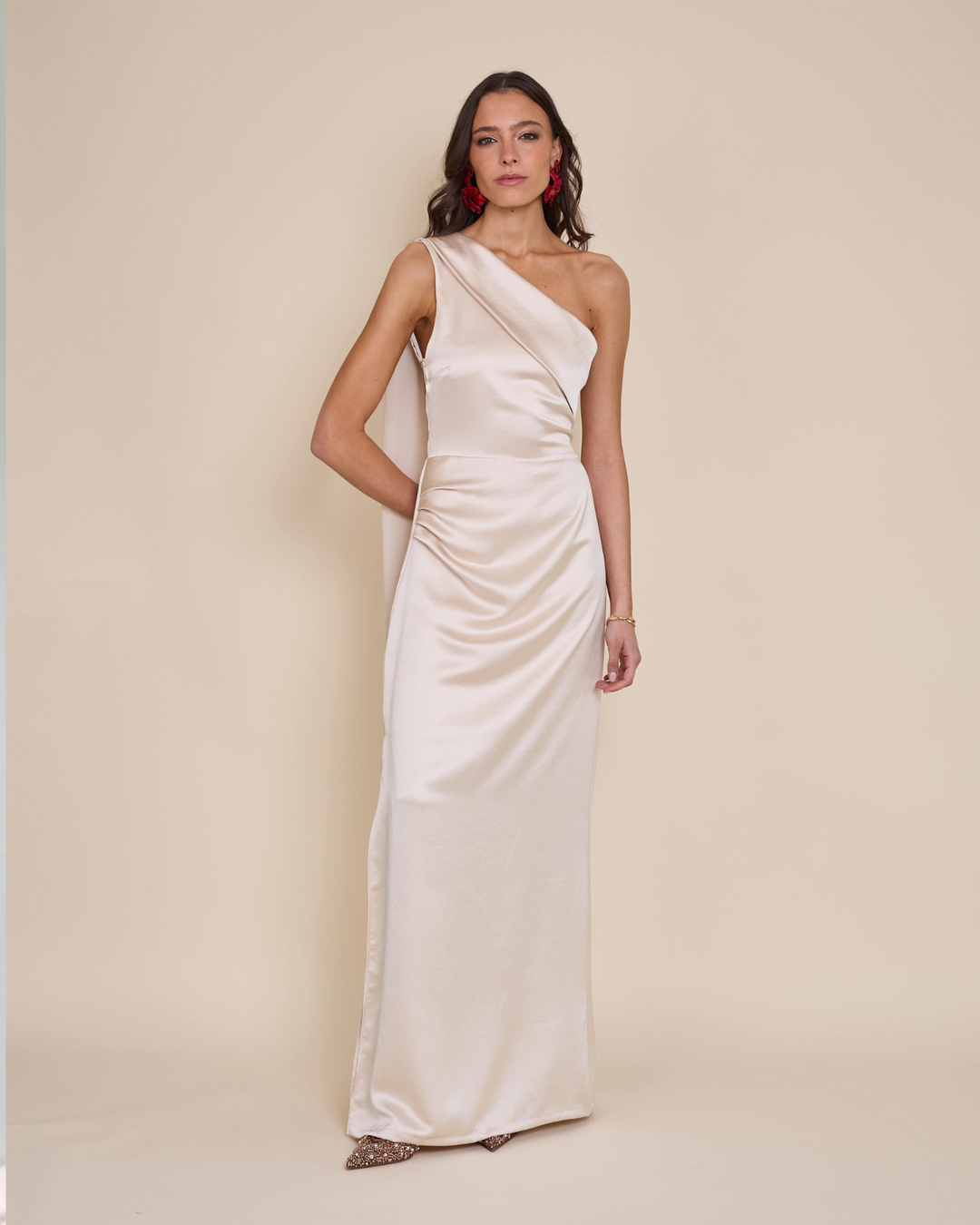 Vestido Mairena Crema