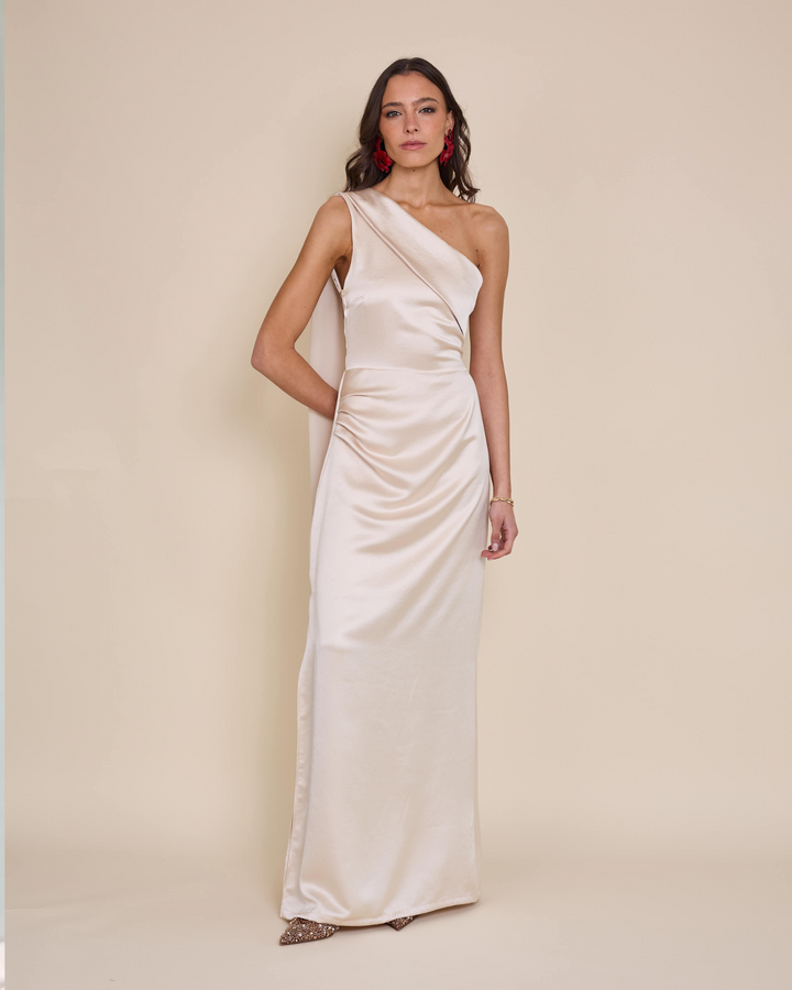 Vestido Mairena Crema