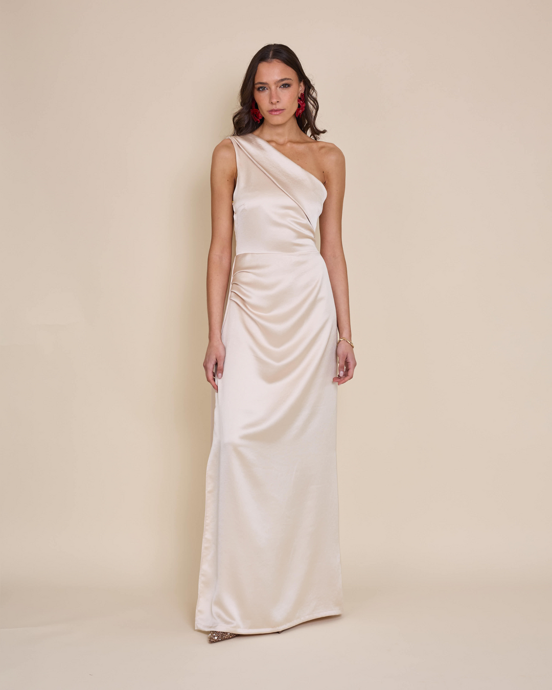 Vestido Mairena Crema