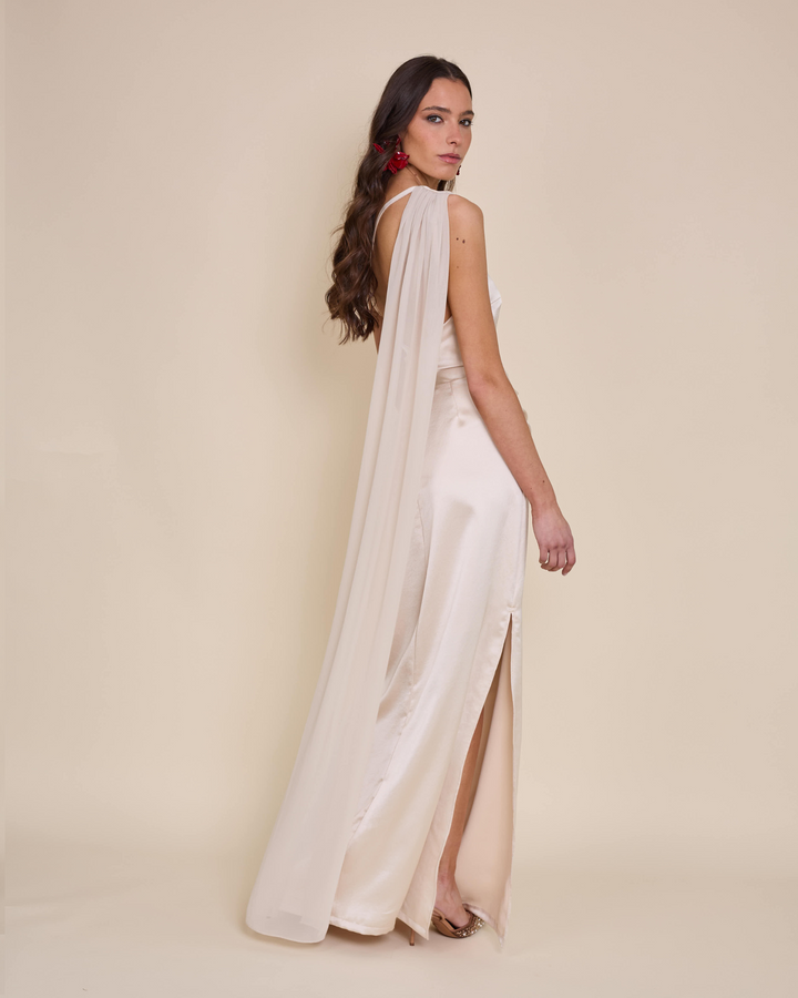Vestido Mairena Crema