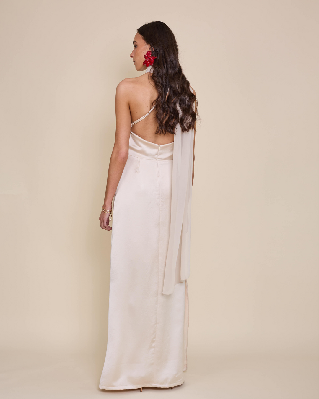 Vestido Mairena Crema