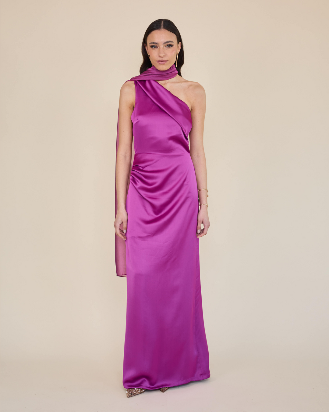 Vestido Mairena Magenta