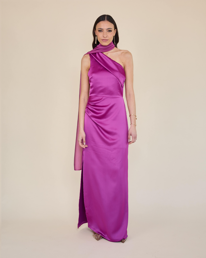 Vestido Mairena Magenta