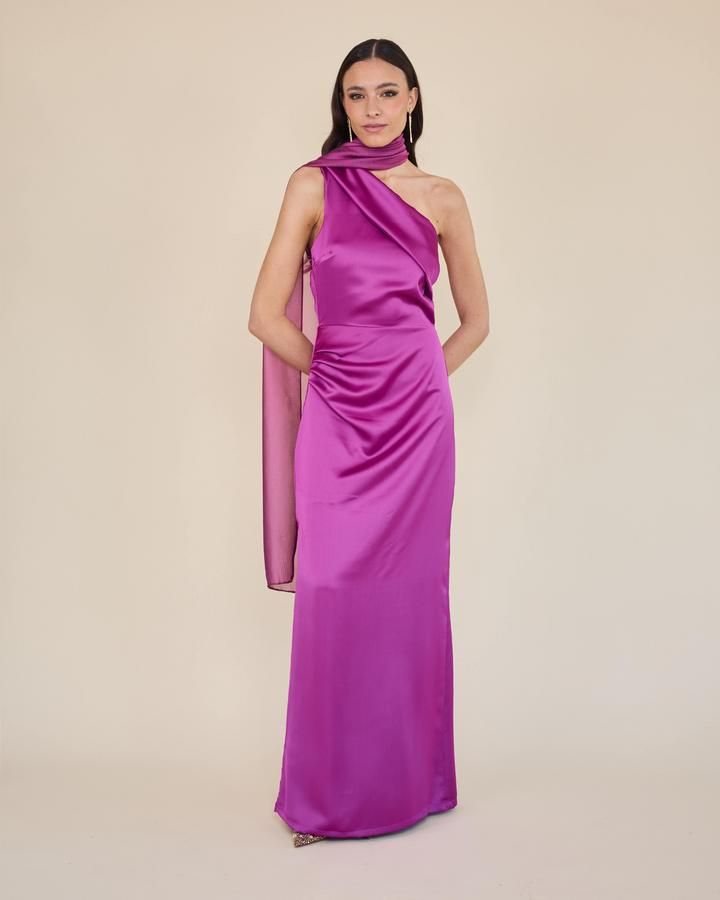 Vestido Mairena Magenta