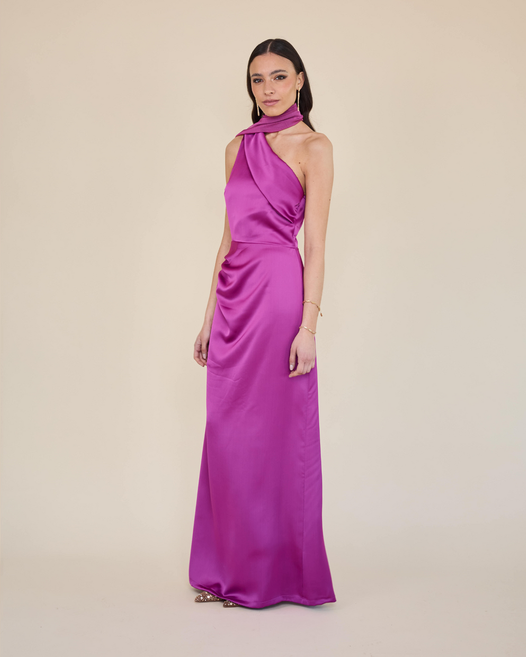 Vestido Mairena Magenta