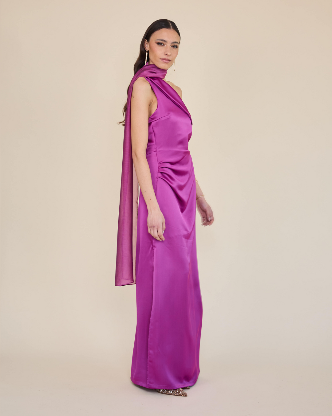 Vestido Mairena Magenta