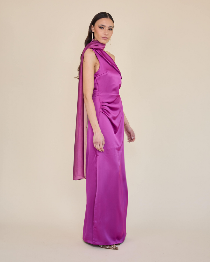 Vestido Mairena Magenta