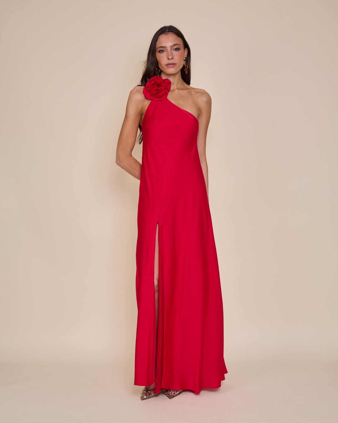 Vestido Adela Rojo