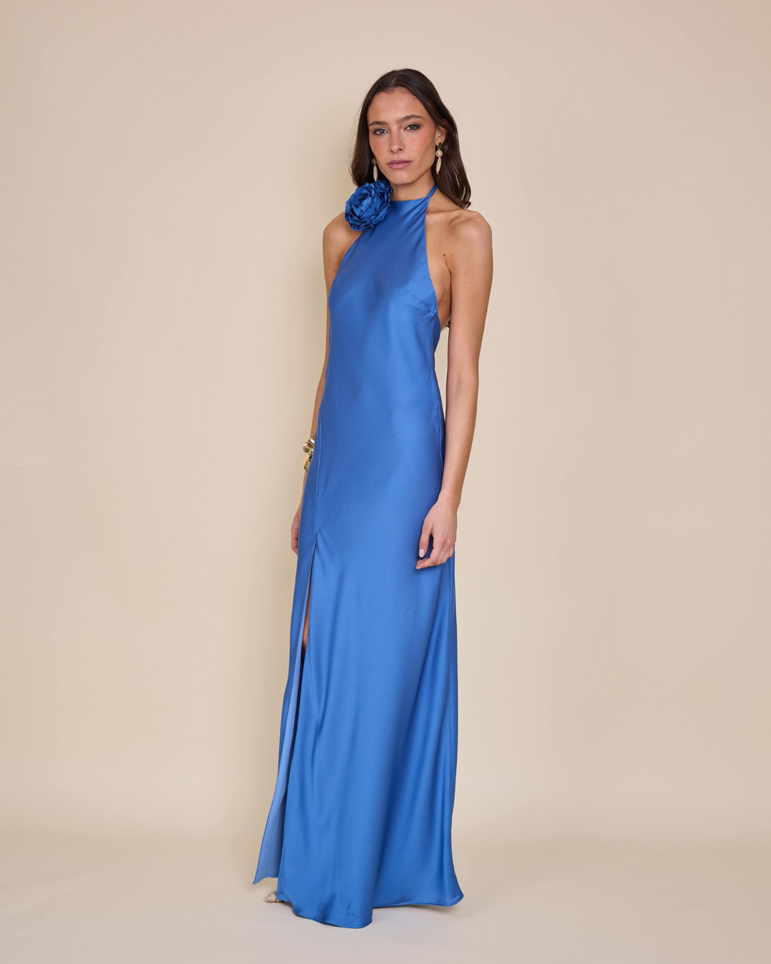 Vestido Bianca Azul Claro