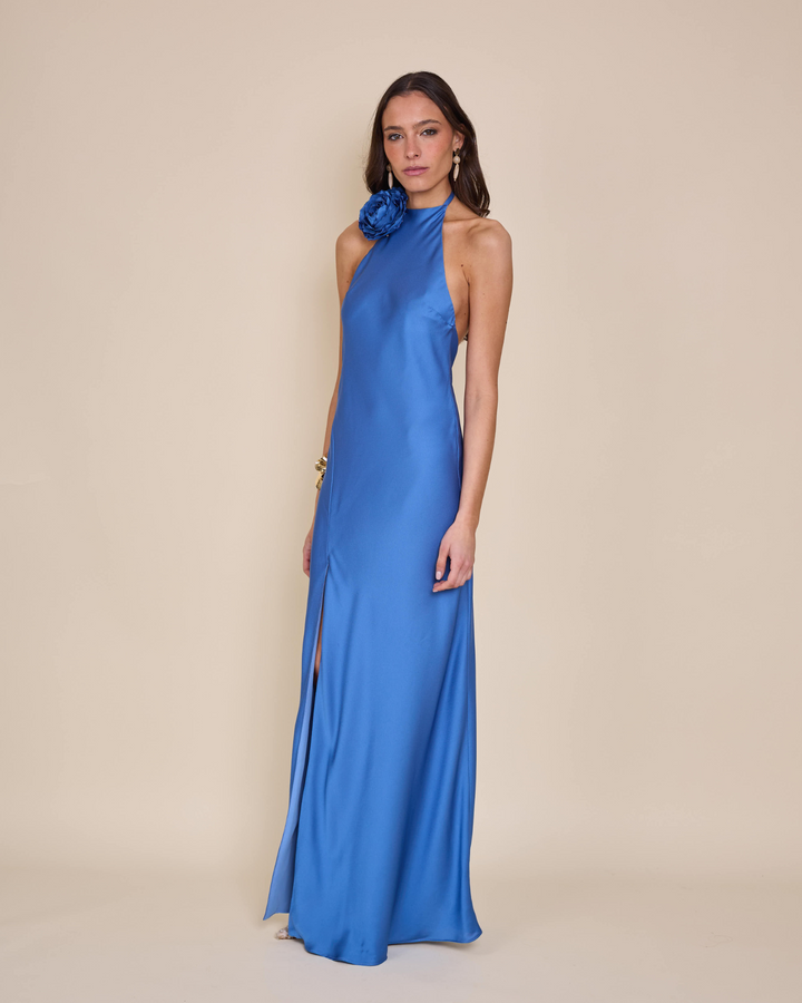 Vestido Bianca Azul Claro