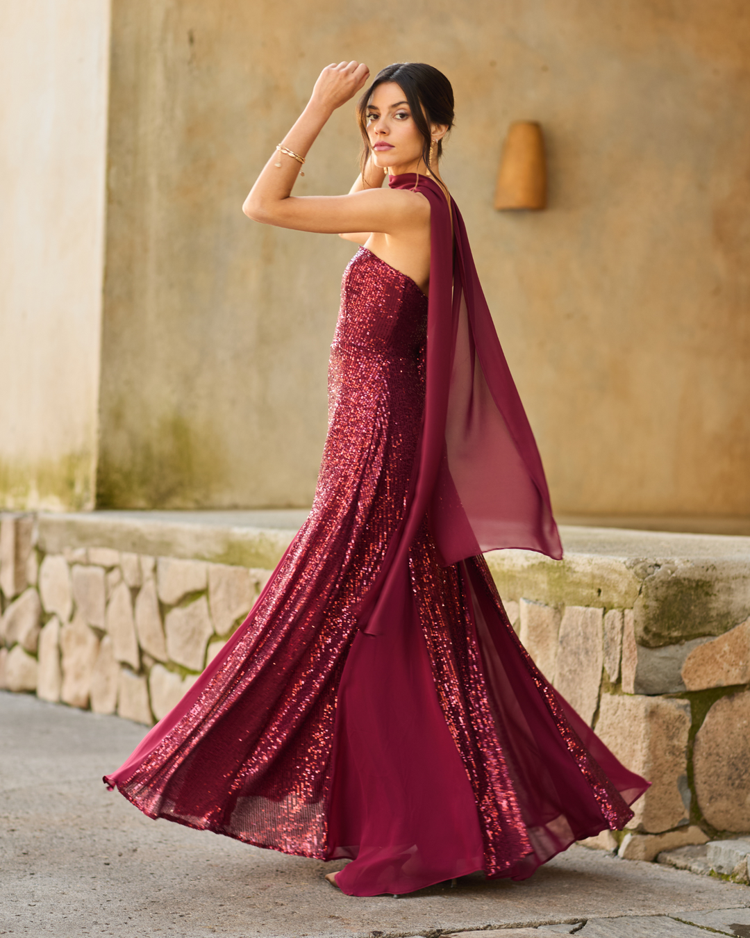 Vestido Verona Rojo Italiano